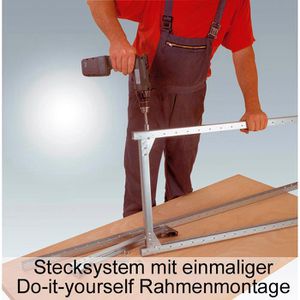 Produktbild für Schwerlastregal Manuflex RB2339, 6 Metallböden