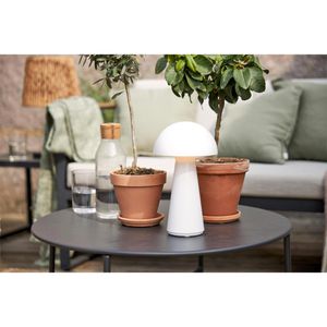 Produktbild für Tischlampe McShine Mushroom, weiß mit LED