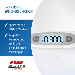 Produktbild für Babywaage reer BabyCare, mit Hold-Funktion, Teilung 5 g