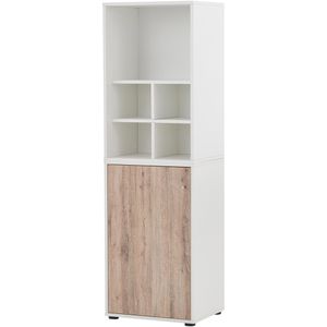 Kombischrank Möbelpartner Serie 400, wildeiche / weiß