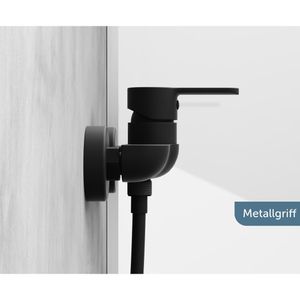 Produktbild für Duscharmatur Schütte Denver, schwarz matt