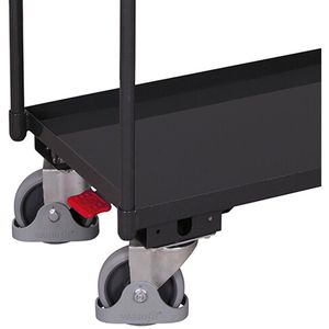 Produktbild für Tischwagen VARIOfit sw-700.510/AG, aus Metall