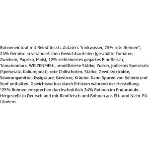 Produktbild für Fertiggericht Dreistern Chili con Carne