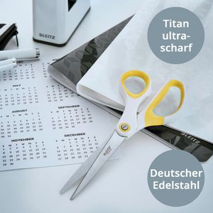 Produktbild für Büroschere Leitz WOW Titan, 5319-21-16, mit Softgrip