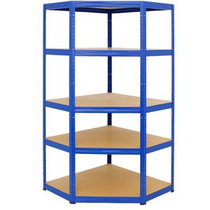 Produktbild für Schwerlastregal PROREGAL Slim Elephant, 5 Holzböden