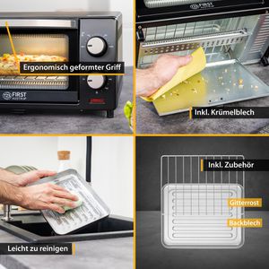 Produktbild für Minibackofen TZS-First-Austria FA-5041-2
