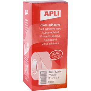 Produktbild für Klebeband APLI 12274, 19mm x 33m