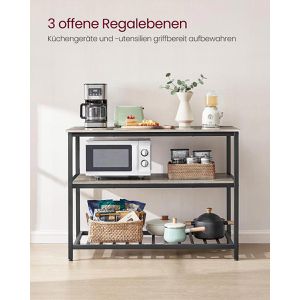 Produktbild für Küchenregal Vasagle KKI001B02, graubraun