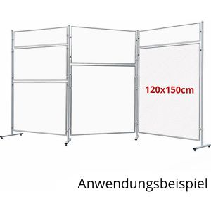 Stellwand Franken ECO EL-UTS150, für Stellwandsysteme