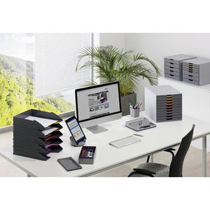 Produktbild für Briefablage Durable 7705-57, Varicolor Set, A4