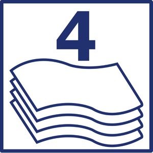 Produktbild für Toilettenpapier Glücksblatt Samtweich