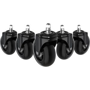 Stuhlrollen DXRACER CA/RC75/N, 5 Stück