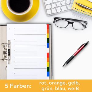 Produktbild für Register perfect-line A4, blanko