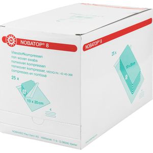 Produktbild für Vlieskompressen Nobamed Nobatop 8, 4-lagig, steril