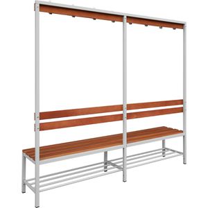 Produktbild für Umkleidebank Lüllmann 806130, Sitzfläche Holz, 200 cm