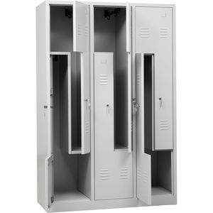 Produktbild für Spind G-Office WRZ/6.18120, Z-Spind, lichtgrau