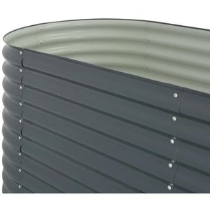 Produktbild für Hochbeet vidaXL 45522, aus verzinktem Stahl