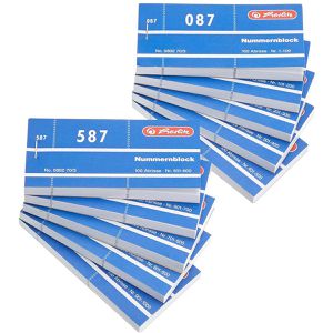 Produktbild für Nummernblock Herlitz 892703