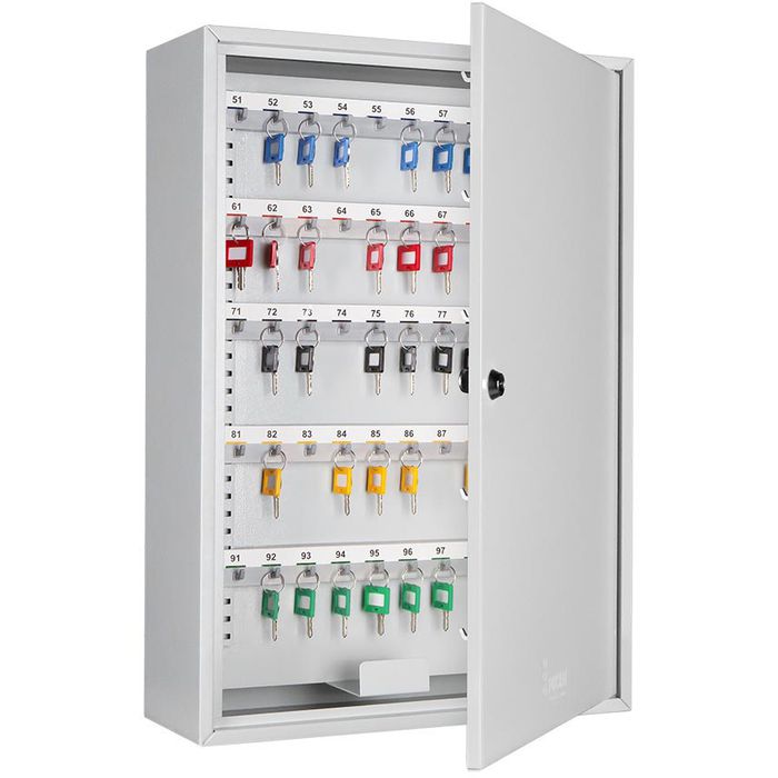 format Schlüsselkasten S 200, mit Zylinderschloss, 38 x 55 x 14 cm, 200 Haken – Böttcher AG