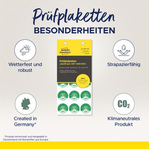 Produktbild für Prüfplaketten Zweckform 6983, Geprüft gem. VDE