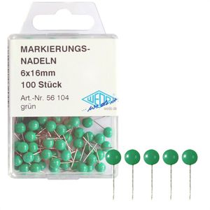 Markierungsnadeln Wedo 56104, grün