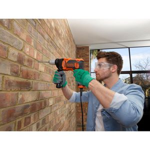 Produktbild für Schlagbohrmaschine Black+Decker BEH850K-QS, Netzbetrieb, 850 W