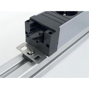 Produktbild für Steckdosenleiste Bachmann Step Alu, mit GST18