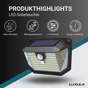 Produktbild für Wandleuchte Luxula LXSO400120 aus Kunststoff, für außen (IP44)