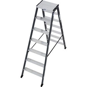 Produktbild für Stehleiter Krause Monto Sepro D, 125842, beidseitig begehbar