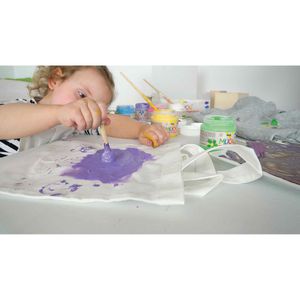 Produktbild für Fingerfarbe Kreul Mucki 28420, Stoff-Fingerfarbe