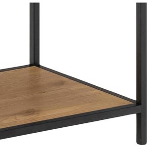 Produktbild für Bücherregal AC-Design Seaford, schwarz / wildeiche