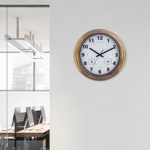 Produktbild für Wanduhr Eurotime 86450-10 outdoor, Metall, analog, Quarzuhr