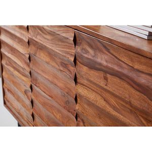 Produktbild für Sideboard Wohnling WL5.635, aus Massivholz, sheesham