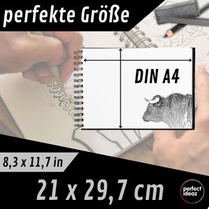 Produktbild für Skizzenbuch perfect-ideaz A4 quer