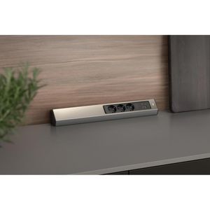 Produktbild für Tischsteckdose Bachmann Casia 2, mit 2m Kabel