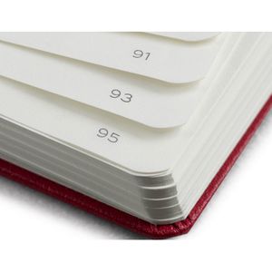Produktbild für Notizblock Leuchtturm1917 Pocket Port Red, 364408, rot, A6