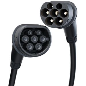 Produktbild für Elektroauto-Ladekabel go-e Black Edition, IP55, 2,5 m