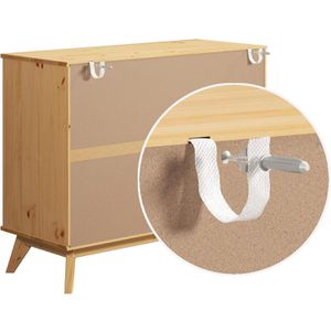 Produktbild für Sideboard CASARIA Borneo 109308, aus Massivholz, kiefer