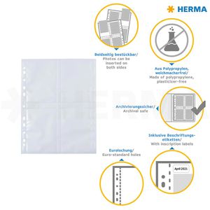 Produktbild für Fotohüllen Herma 7560 Fotophan, 9 x 13cm