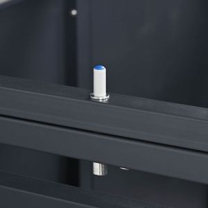 Produktbild für Mülltonnenbox Phoenix GB2213AWK, Metall