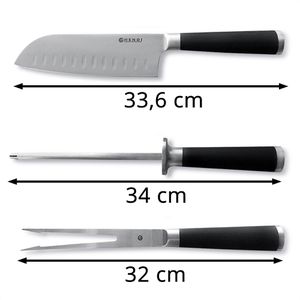 Produktbild für Messerset Hendi 975770, mit Tasche