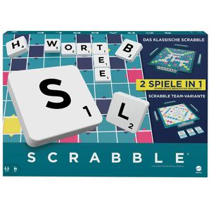 Brettspiel Mattel HWD45, Scrabble Original 2 in 1