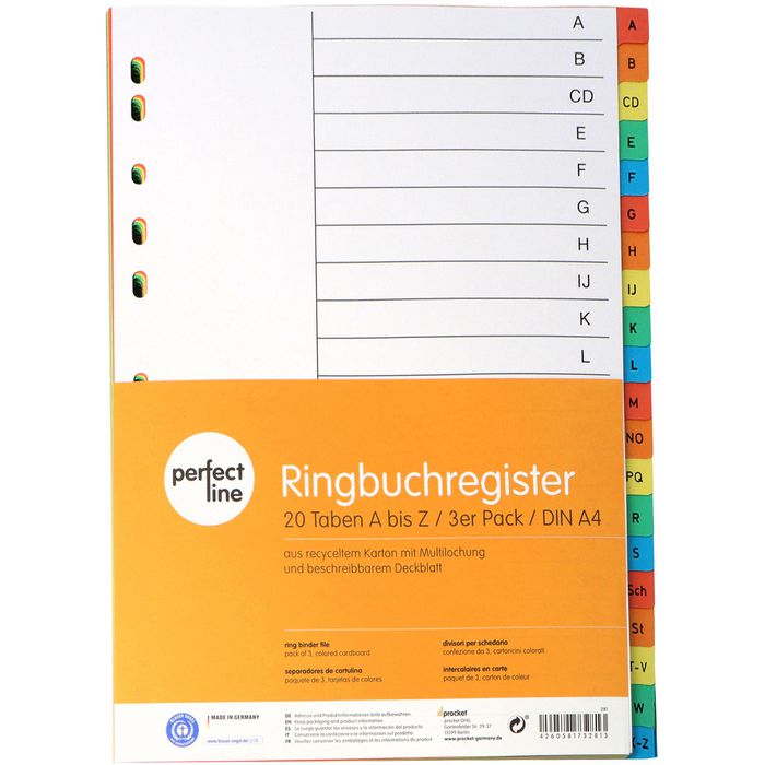 Abc Register Register A-Z – günstig kaufen – Böttcher AG