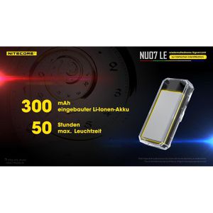 Produktbild für Warnleuchte Nitecore NU07LE, RGBW, mit 180° LED