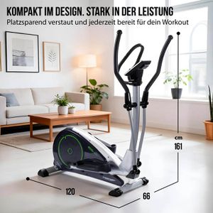 Produktbild für Crosstrainer Christopeit ECO 2000, 10 kg Schwungmasse