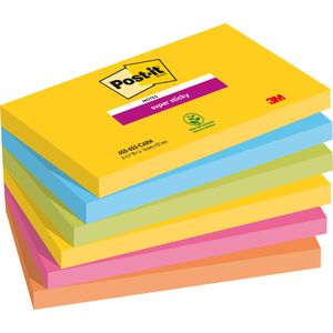 Haftnotizen Post-it Super Sticky Carnival, bunt