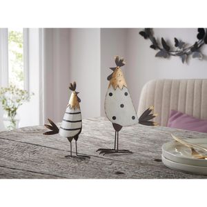 Produktbild für Osterdeko Frank-Flechtwaren 770797, weiß / gold