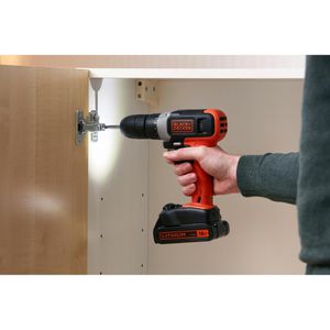 Produktbild für Akku-Bohrschrauber Black+Decker BCD001C1-QW