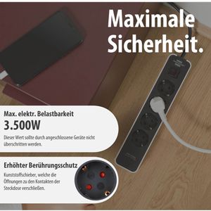 Produktbild für Steckdosenleiste Brennenstuhl Ecolor, 1,5m