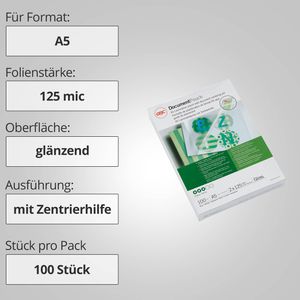 Produktbild für Laminierfolien GBC 3200749, DIN A5